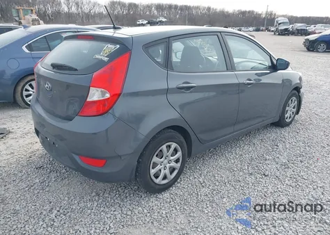 2012 Hyundai Accent Gs z USA, uszkodzony, nr VIN KMHCT5AE1CU049437
